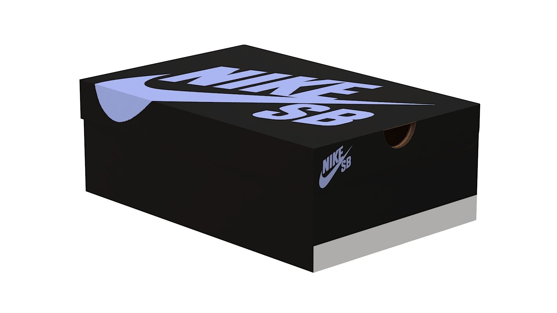 Nike Shoe Box PBR 18 Low-poly 3D model_12