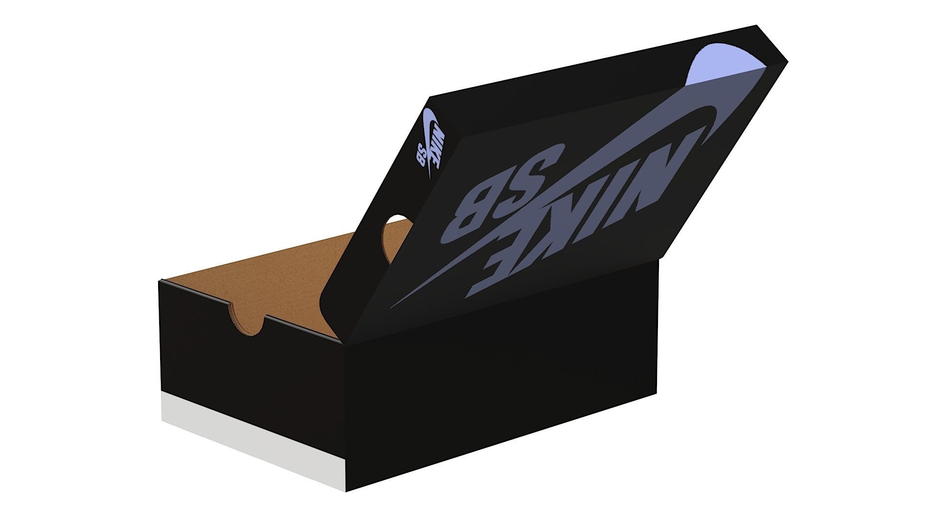 Nike Shoe Box PBR 18 Low-poly 3D model_5