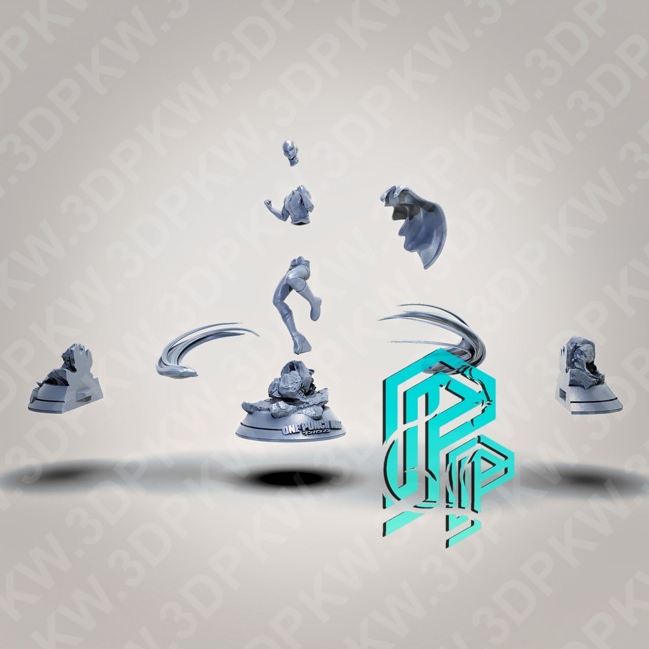 One Push Man S 3D print model_3