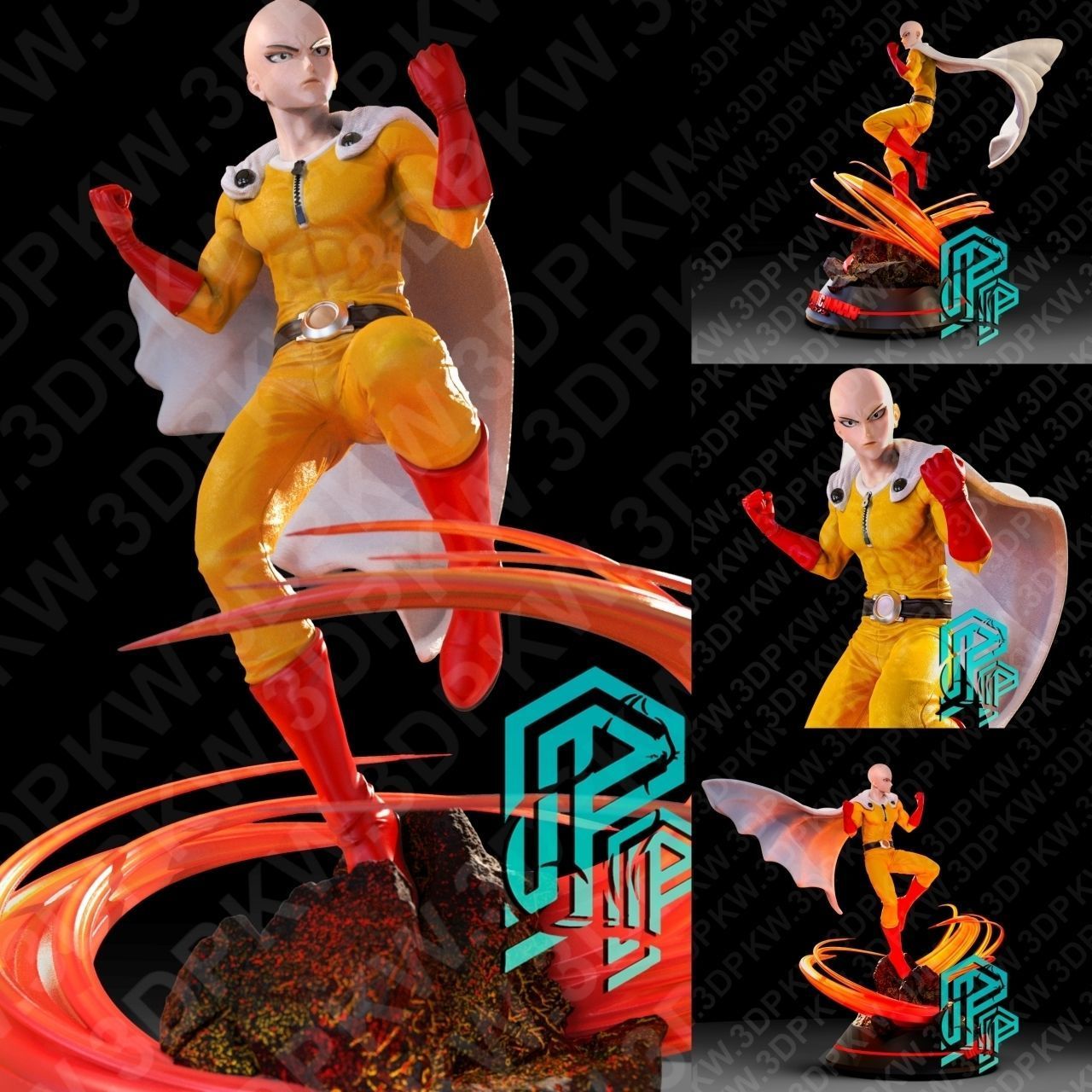 One Push Man S 3D print model_1