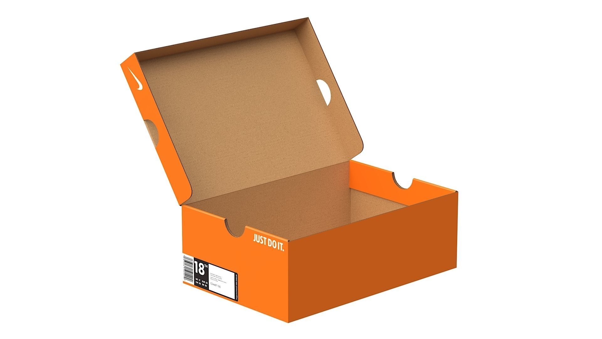 Nike Shoe Box Set PBR 3D Model Collection_8