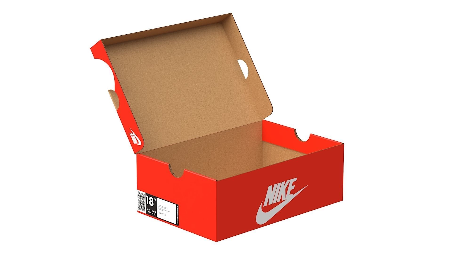 Nike Shoe Box Set PBR 3D Model Collection_2