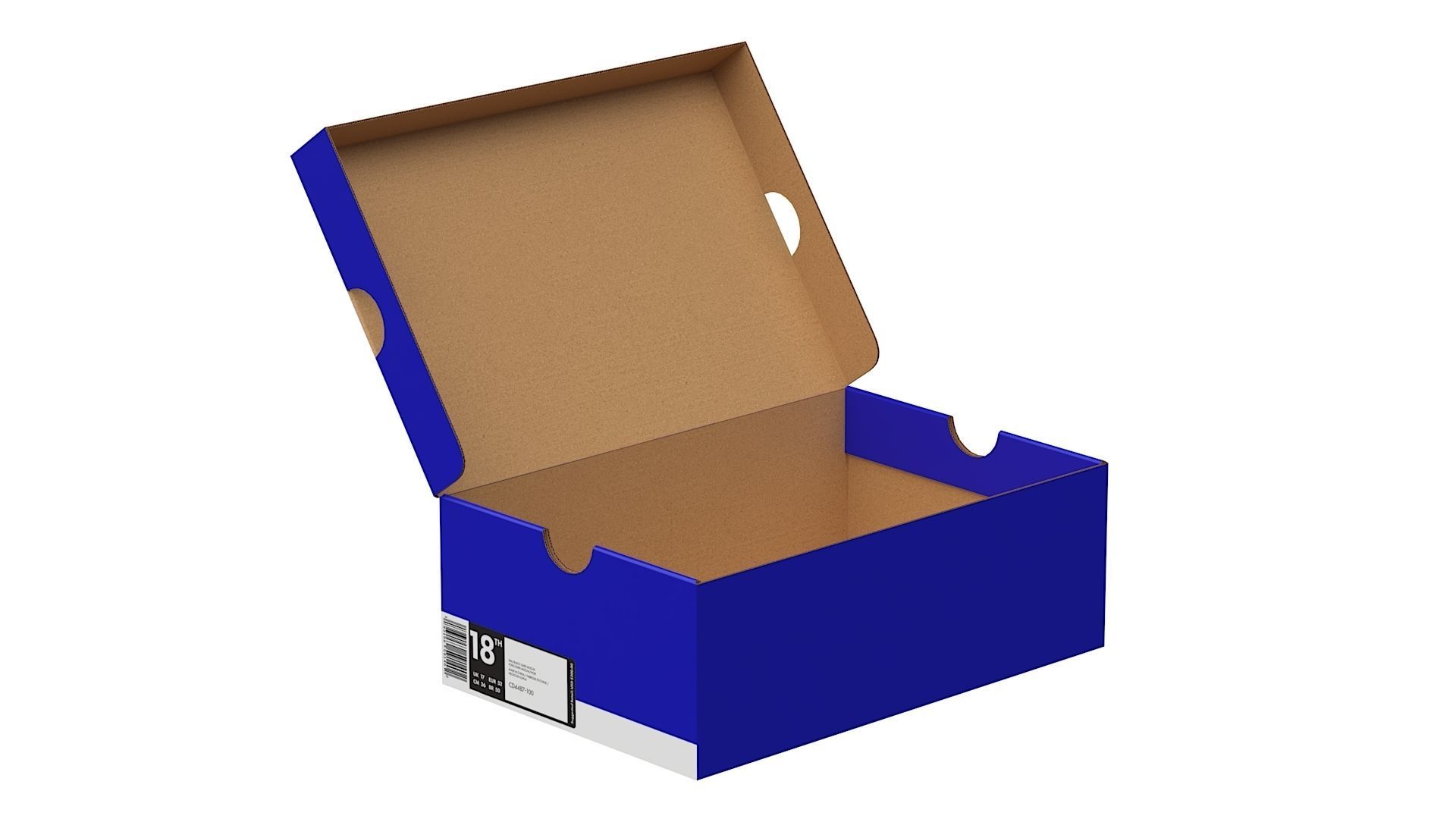 Nike Shoe Box Set PBR 01 3D Model Collection_8
