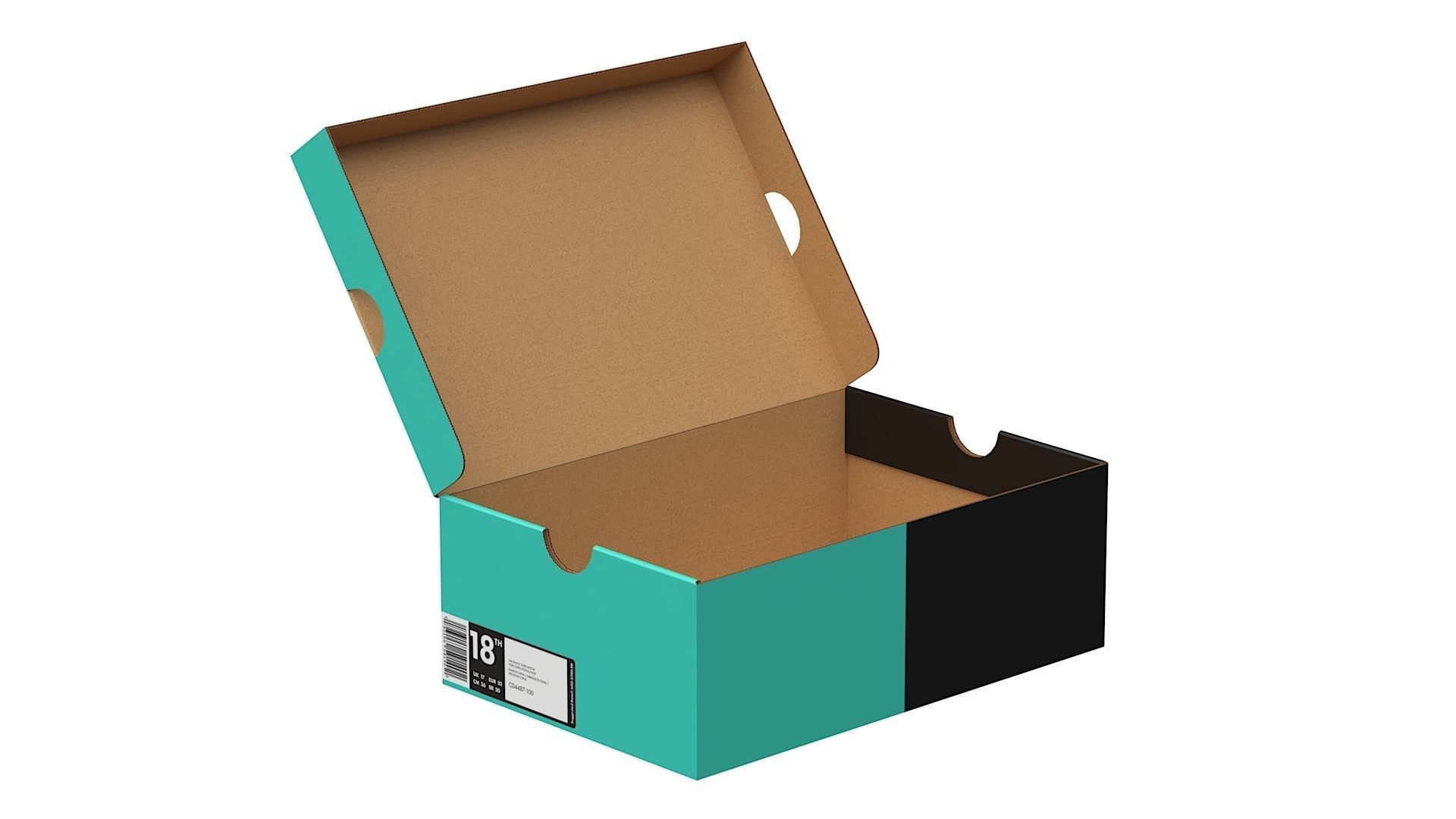 Nike Shoe Box Set PBR 01 3D Model Collection_4