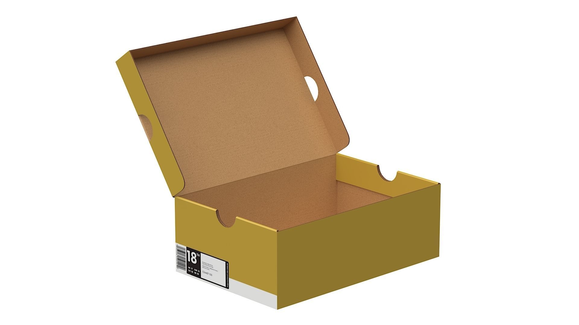 Nike Shoe Box Set PBR 01 3D Model Collection_13