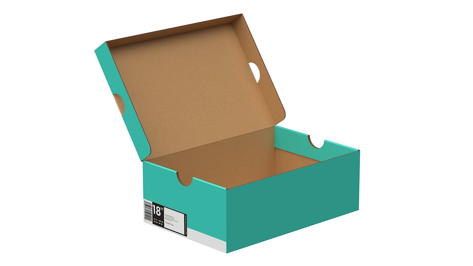 Nike Shoe Box Set PBR 01 3D Model Collection_5