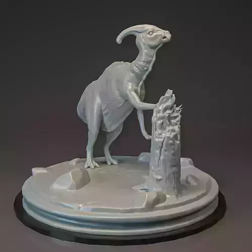 Parasaurolophus Walkeri-dinosaur 3D print model