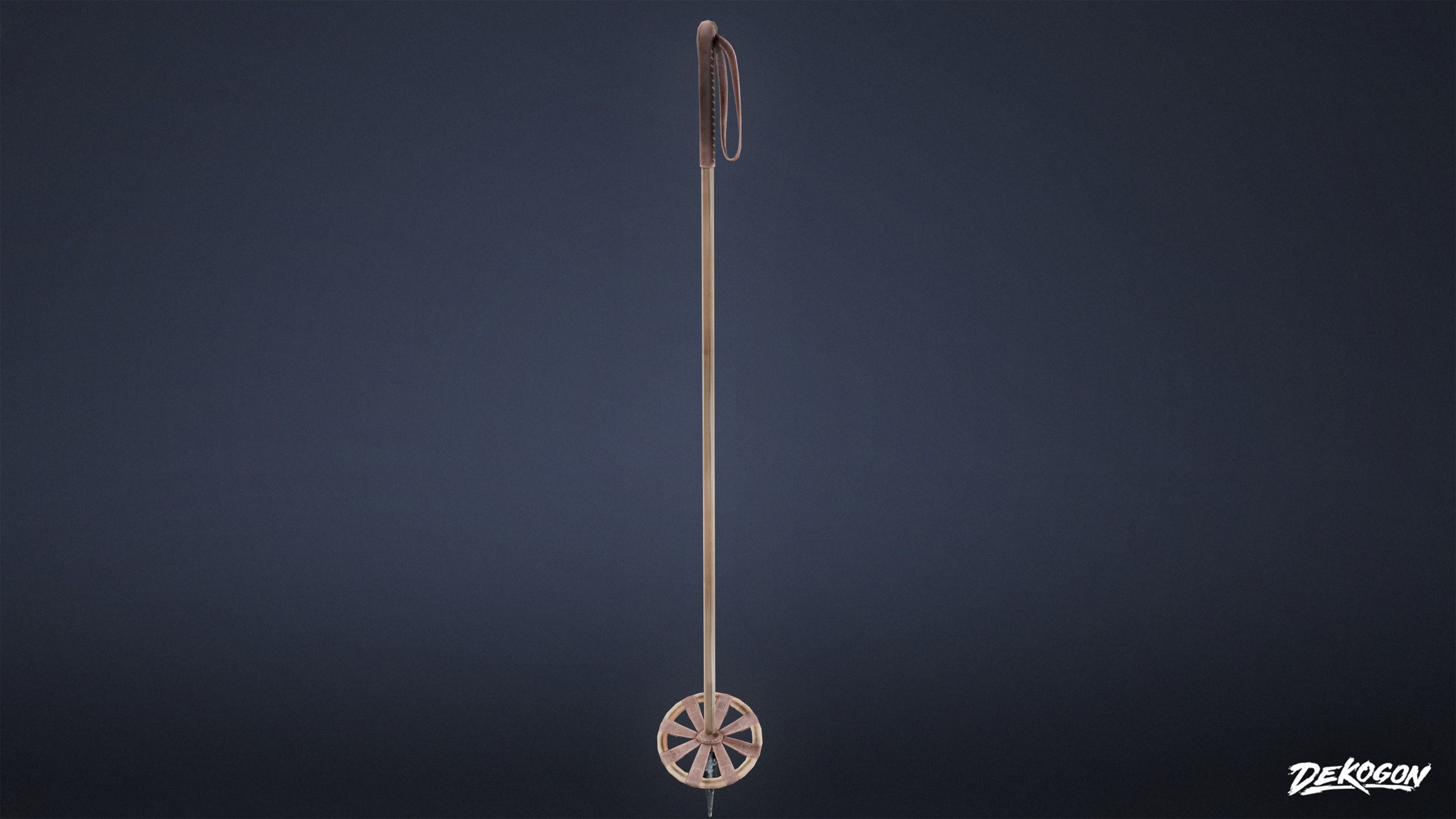 ATTIC - Ski Set 01 - LOW POLY Low-poly 3D model_5