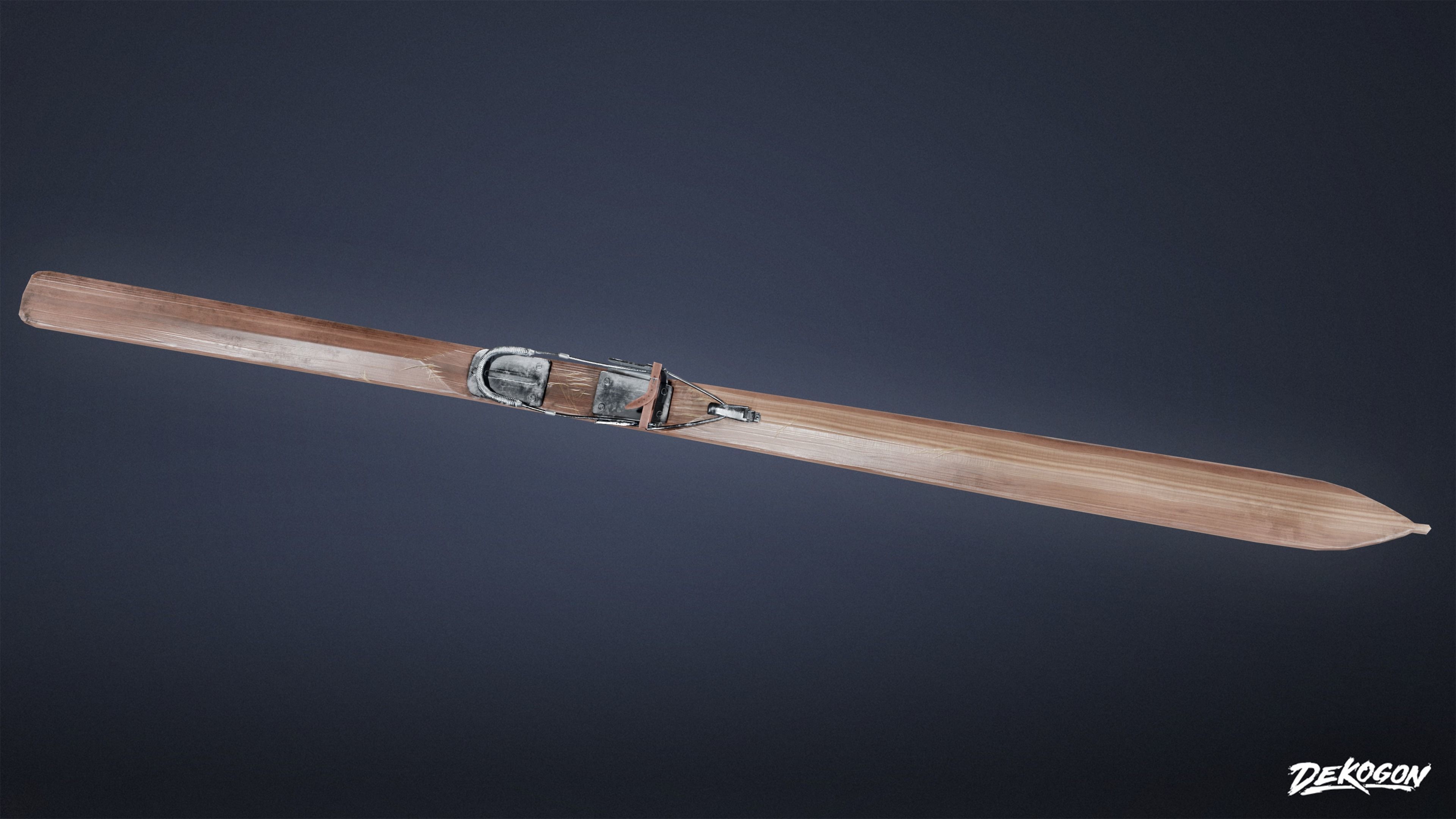 ATTIC - Ski Set 01 - LOW POLY Low-poly 3D model_4