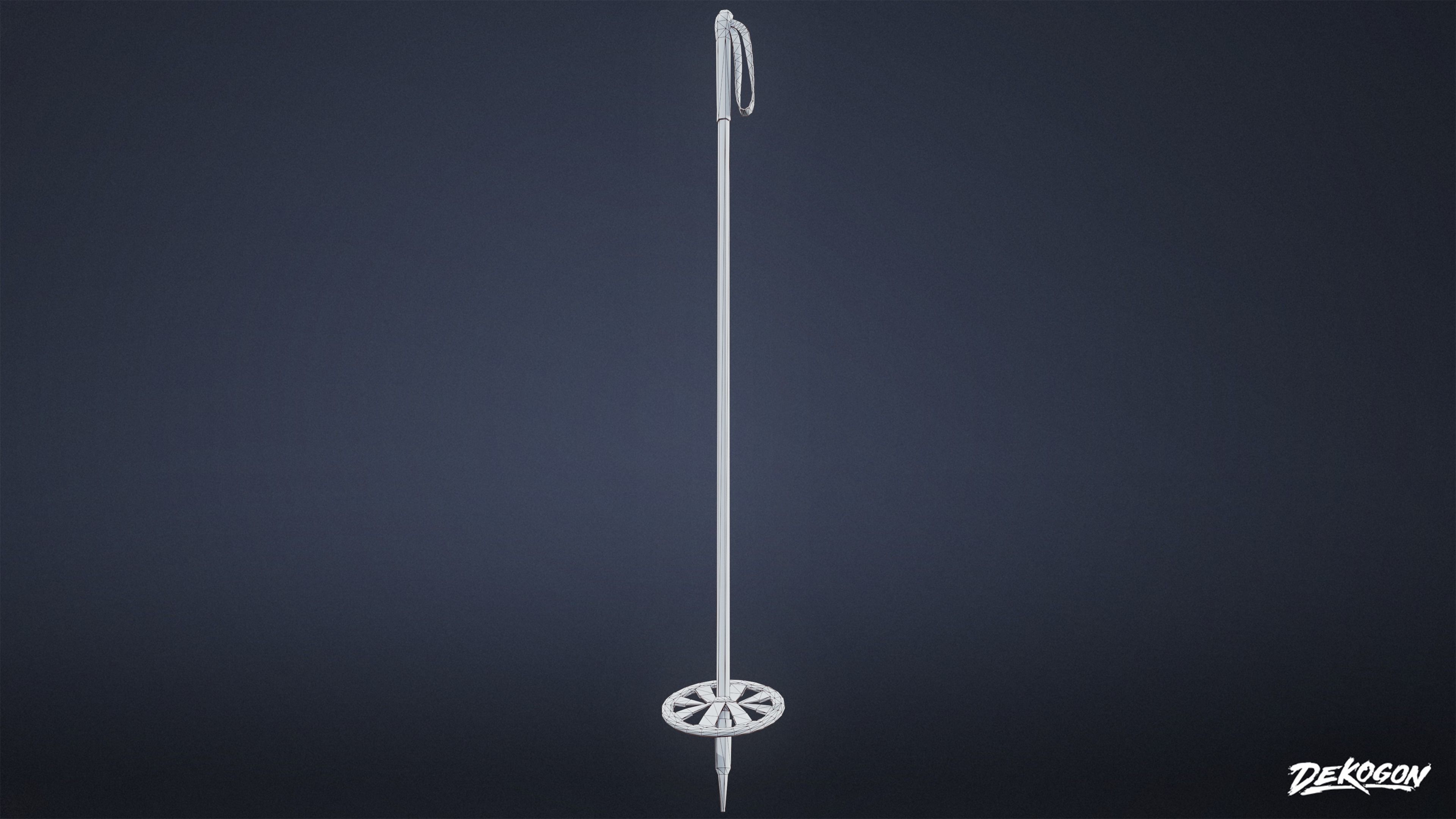 ATTIC - Ski Set 01 - LOW POLY Low-poly 3D model_7