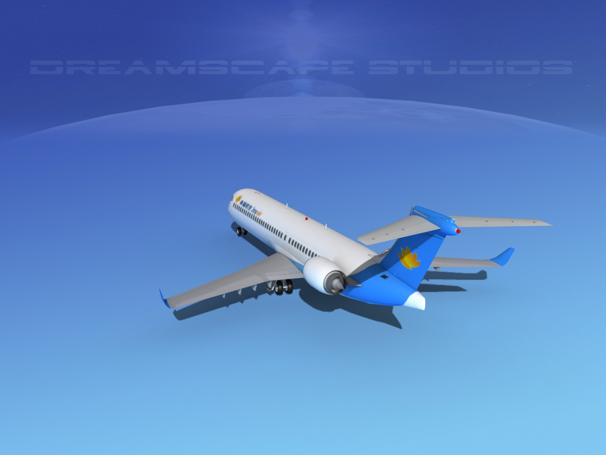 Comac ARJ21-900 Joy Air 3D model_7