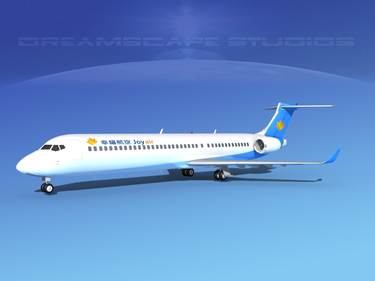 Comac ARJ21-900 Joy Air 3D model_2