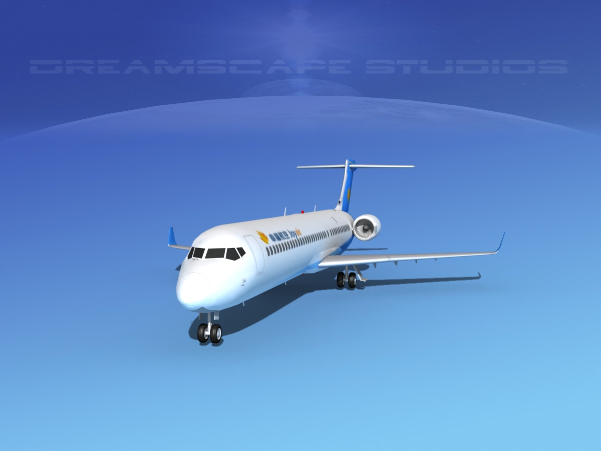 Comac ARJ21-900 Joy Air 3D model_1