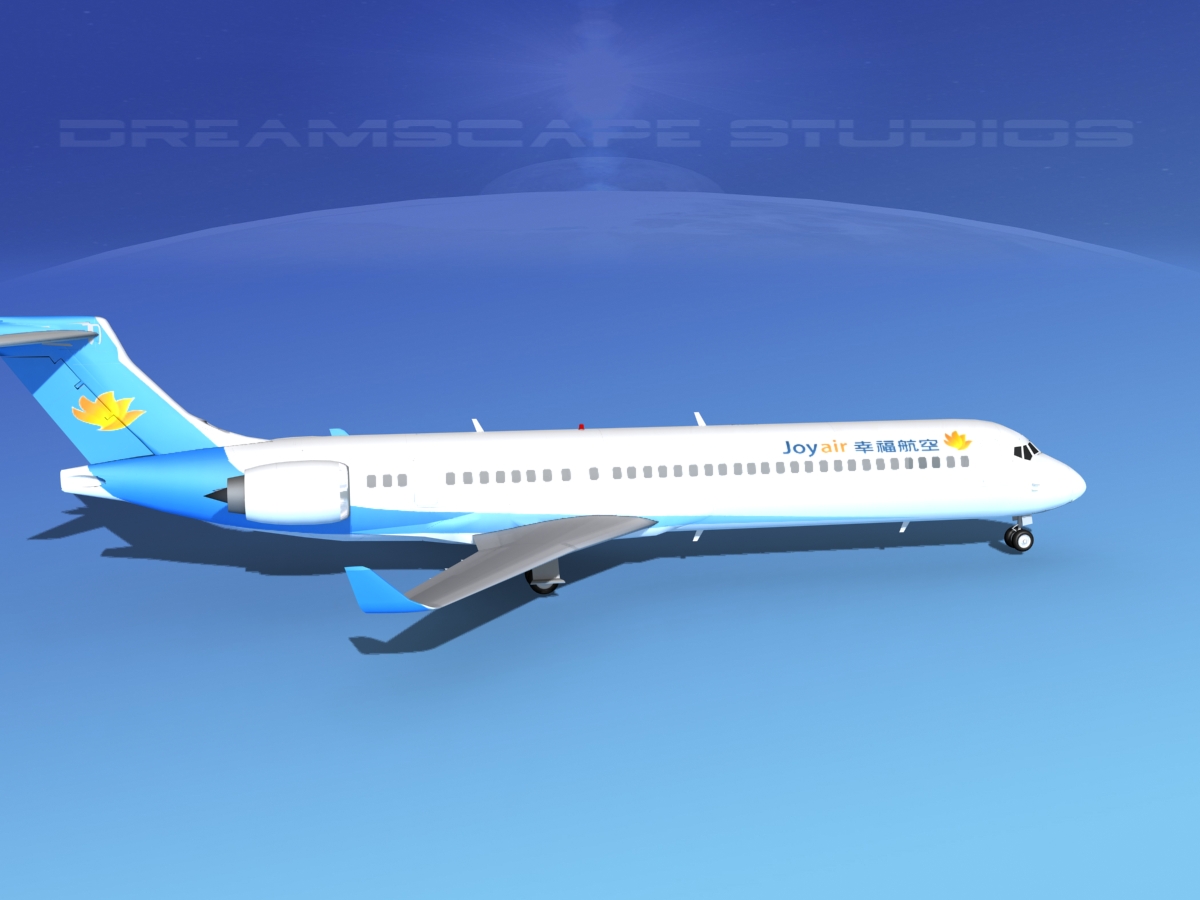 Comac ARJ21-900 Joy Air 3D model_4