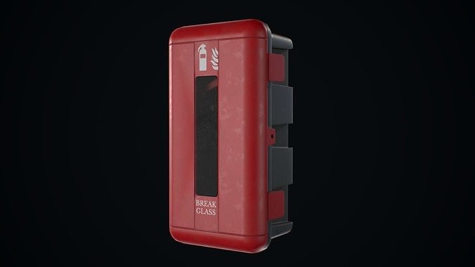Fire Extinguisher low poly game ready Low-poly 3D model