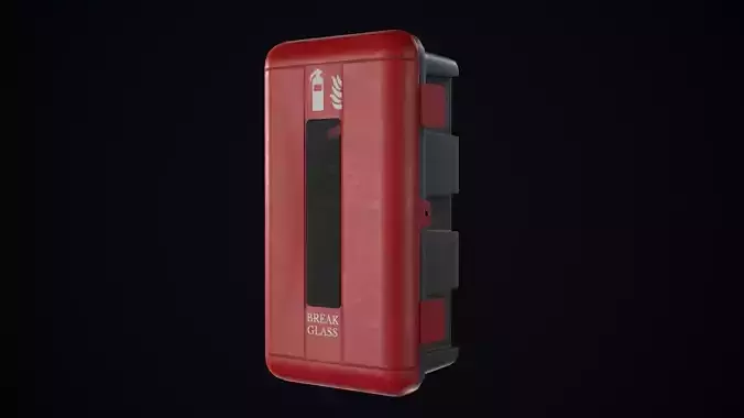 Fire Extinguisher low poly game ready