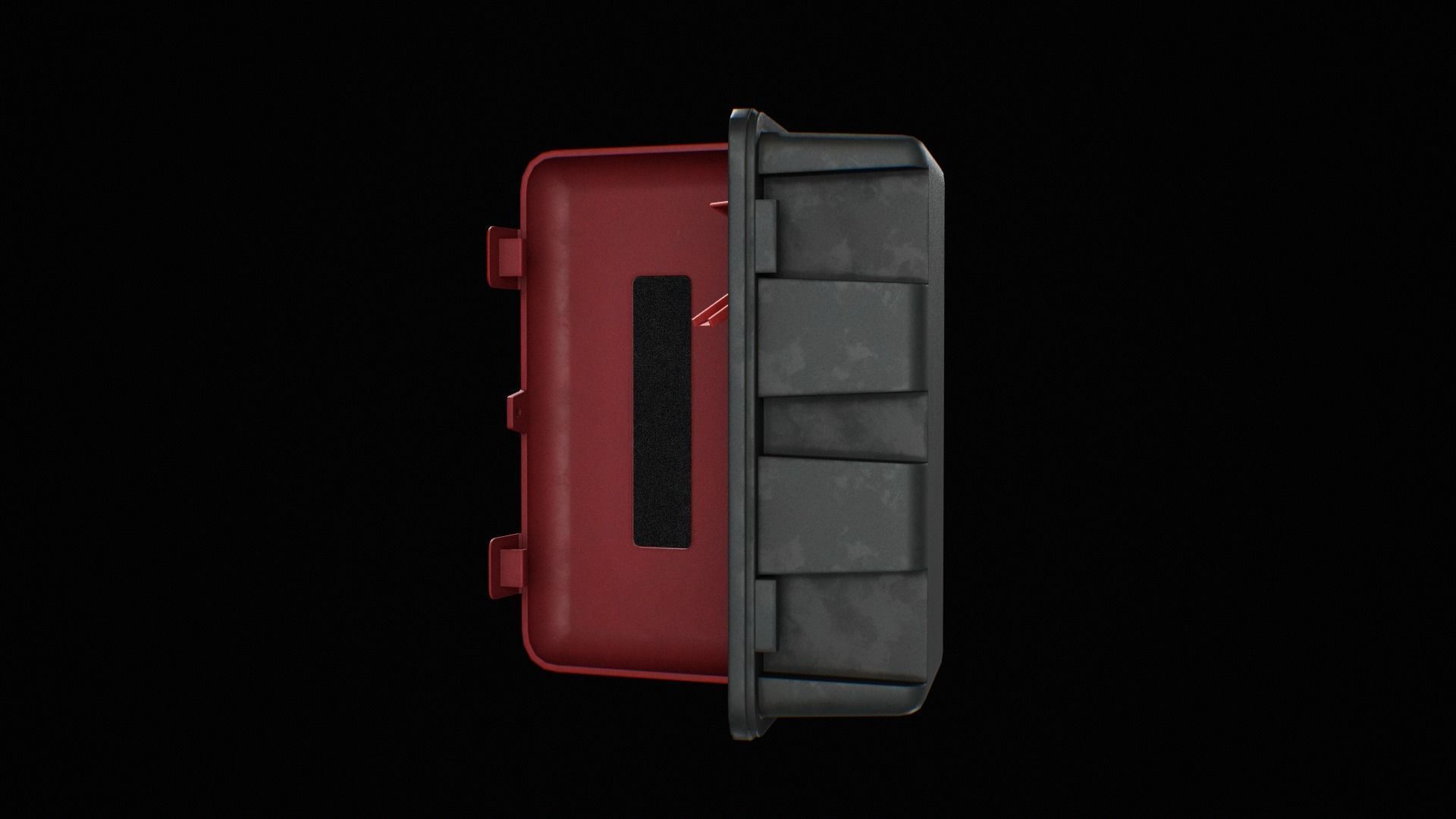 Fire Extinguisher low poly game ready Low-poly 3D model_9