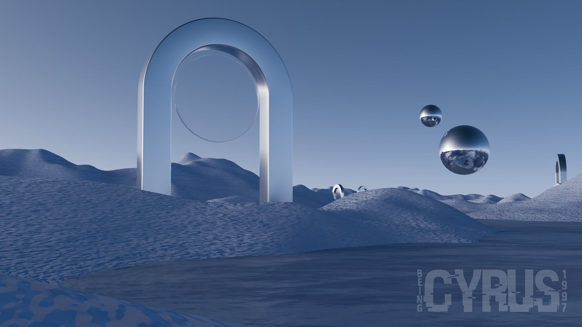 Surreal Landscape Design 3D model_6