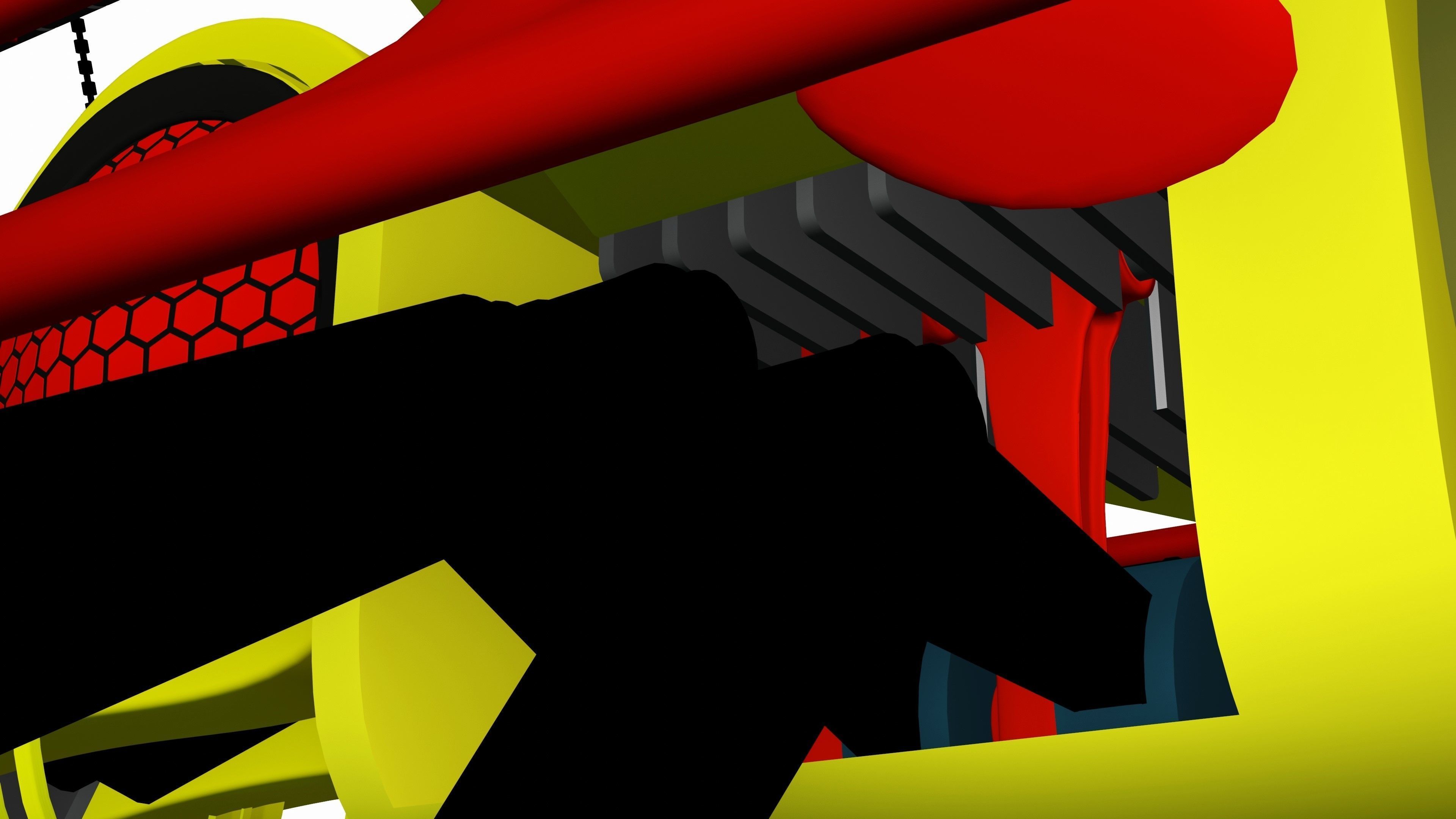 Super Warrior Bee Robot  3D model_5