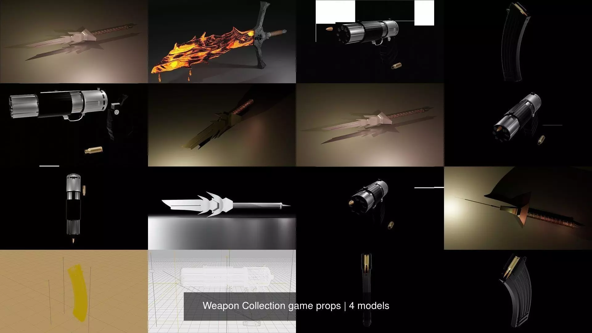Weapon Collection game props _0
