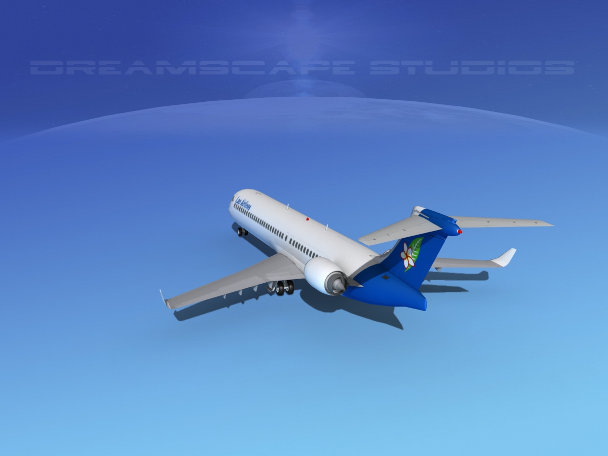 Comac ARJ21-900 Lao AIrlines  3D model_7