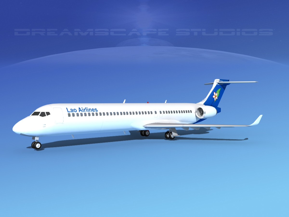 Comac ARJ21-900 Lao AIrlines  3D model_1