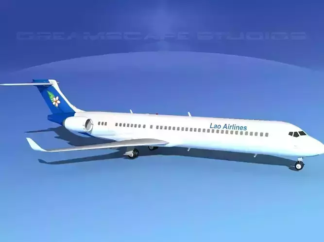 Comac ARJ21-900 Lao AIrlines  3D model