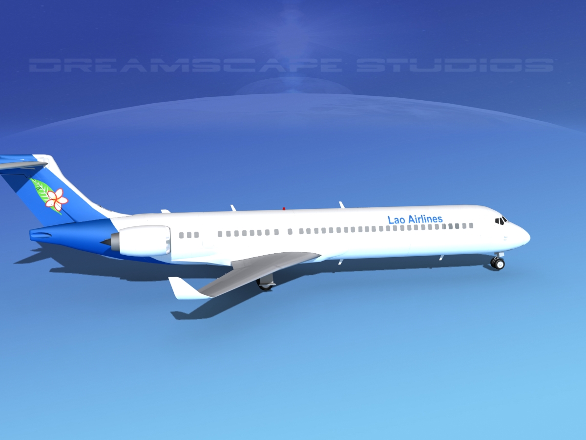 Comac ARJ21-900 Lao AIrlines  3D model_4