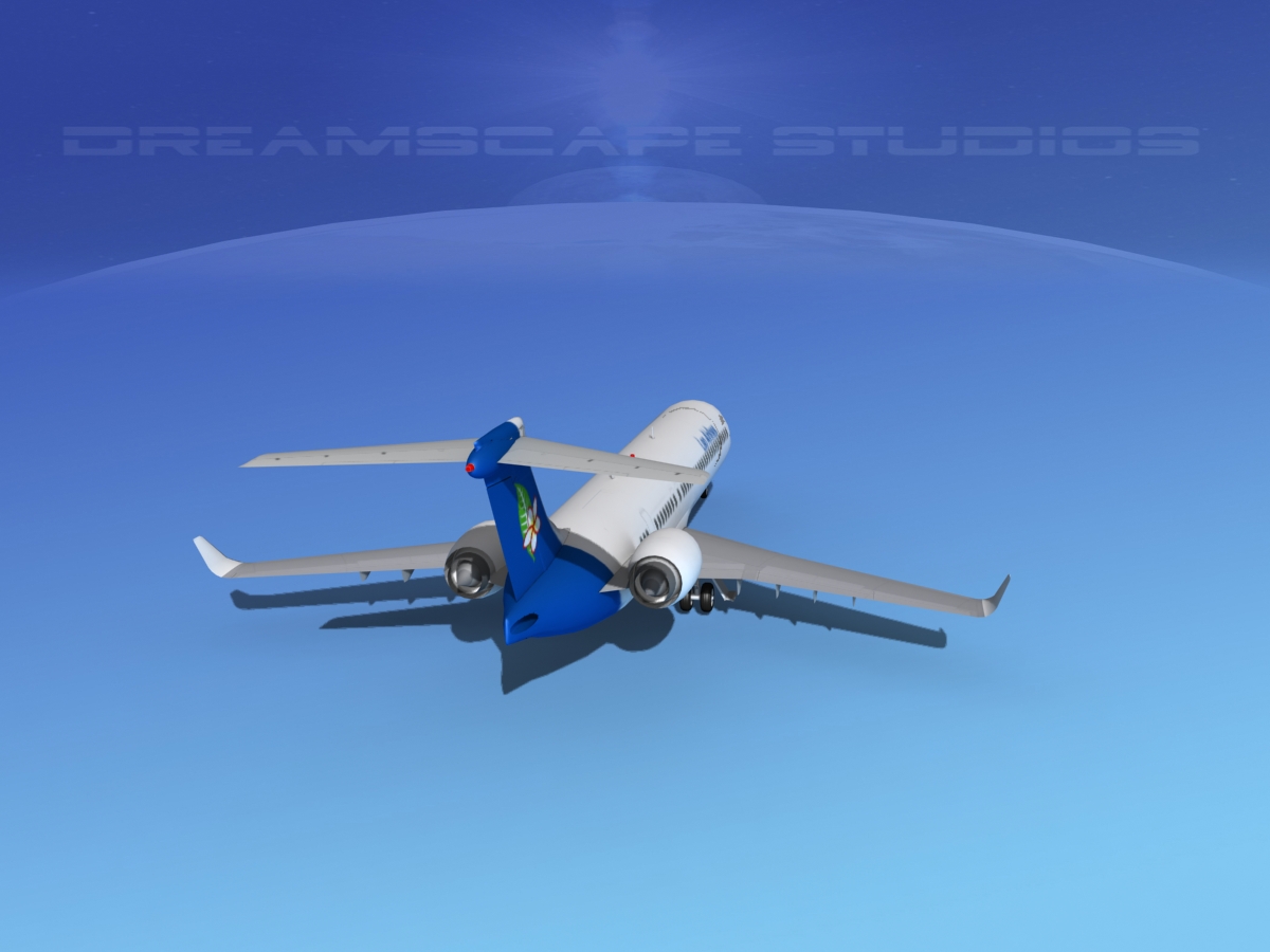Comac ARJ21-900 Lao AIrlines  3D model_6