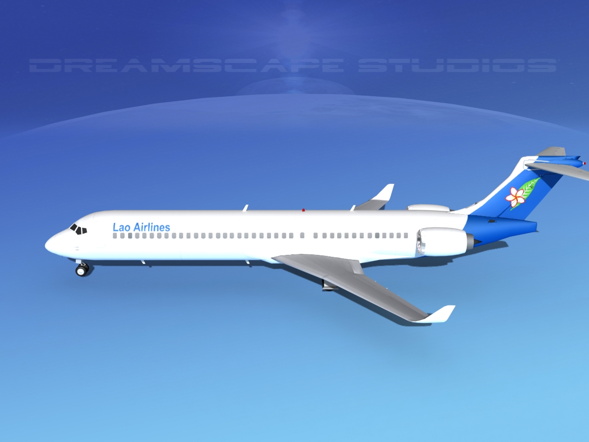 Comac ARJ21-900 Lao AIrlines  3D model_9