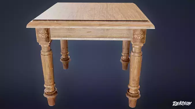 ATTIC - Table 01 - LOW POLY