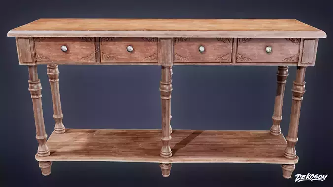 ATTIC - Table 02 - LOW POLY