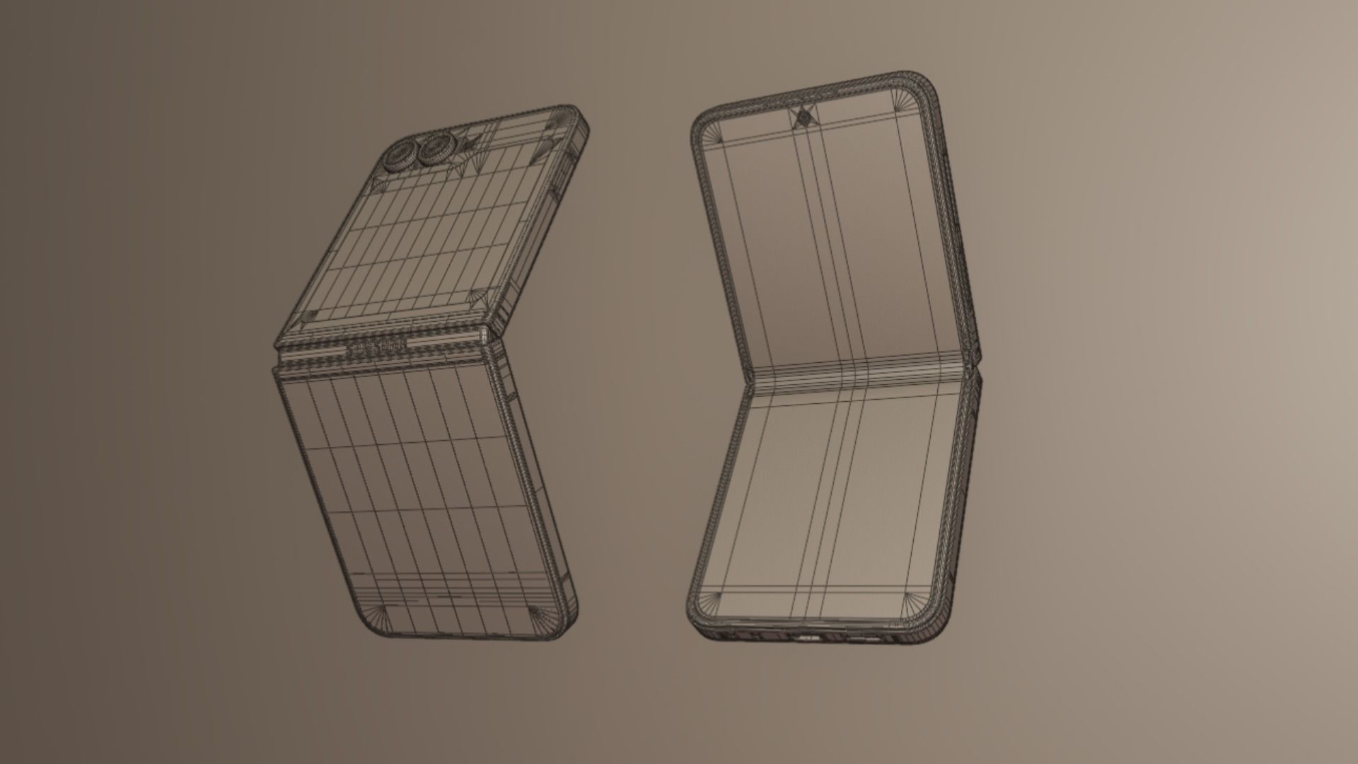 Samsung Galaxy Z Flip 6 yellow 3D model_10