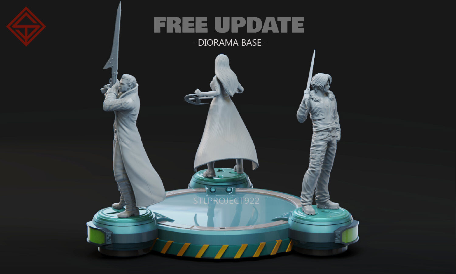 Rinoa 3D print model_2