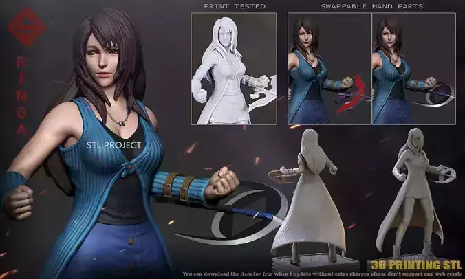 Rinoa 3D print model