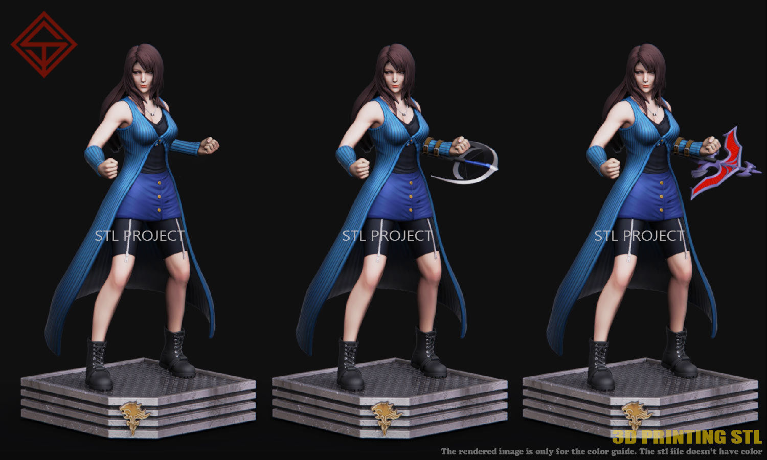 Rinoa 3D print model_1