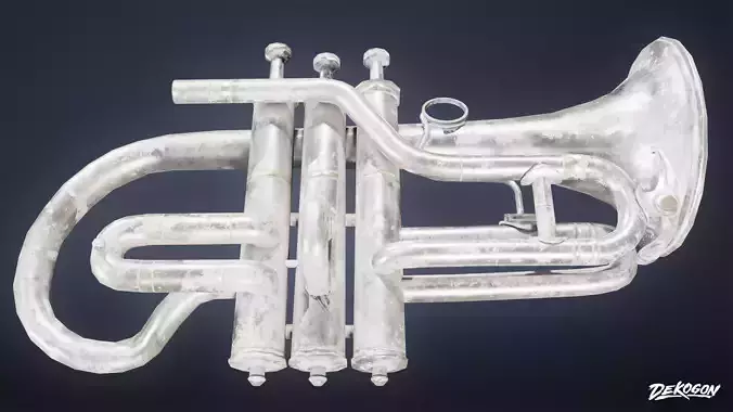 ATTIC - Trumpet 01 - LOW POLY