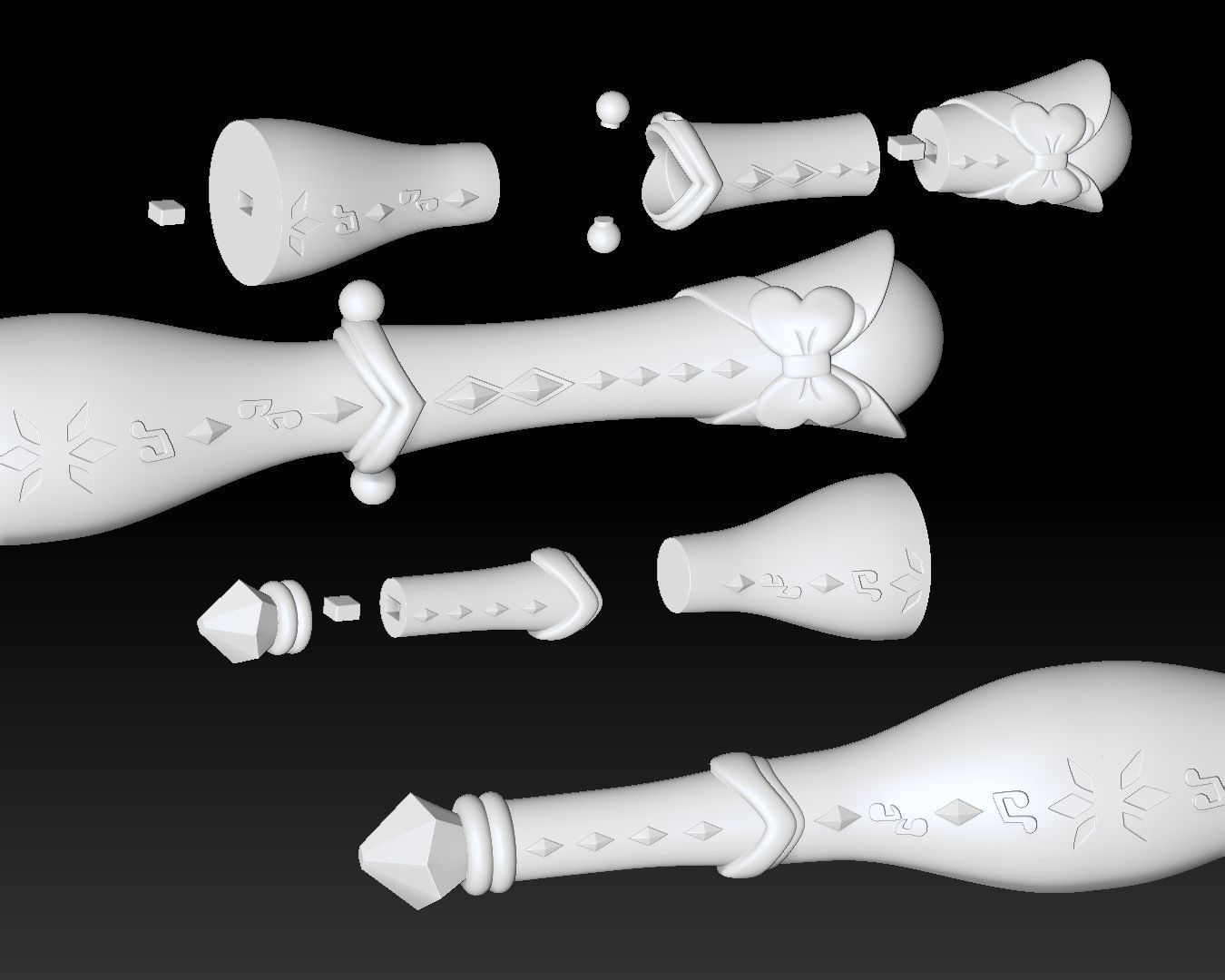 MAGICAL DOREMI WAND 3D print model_3