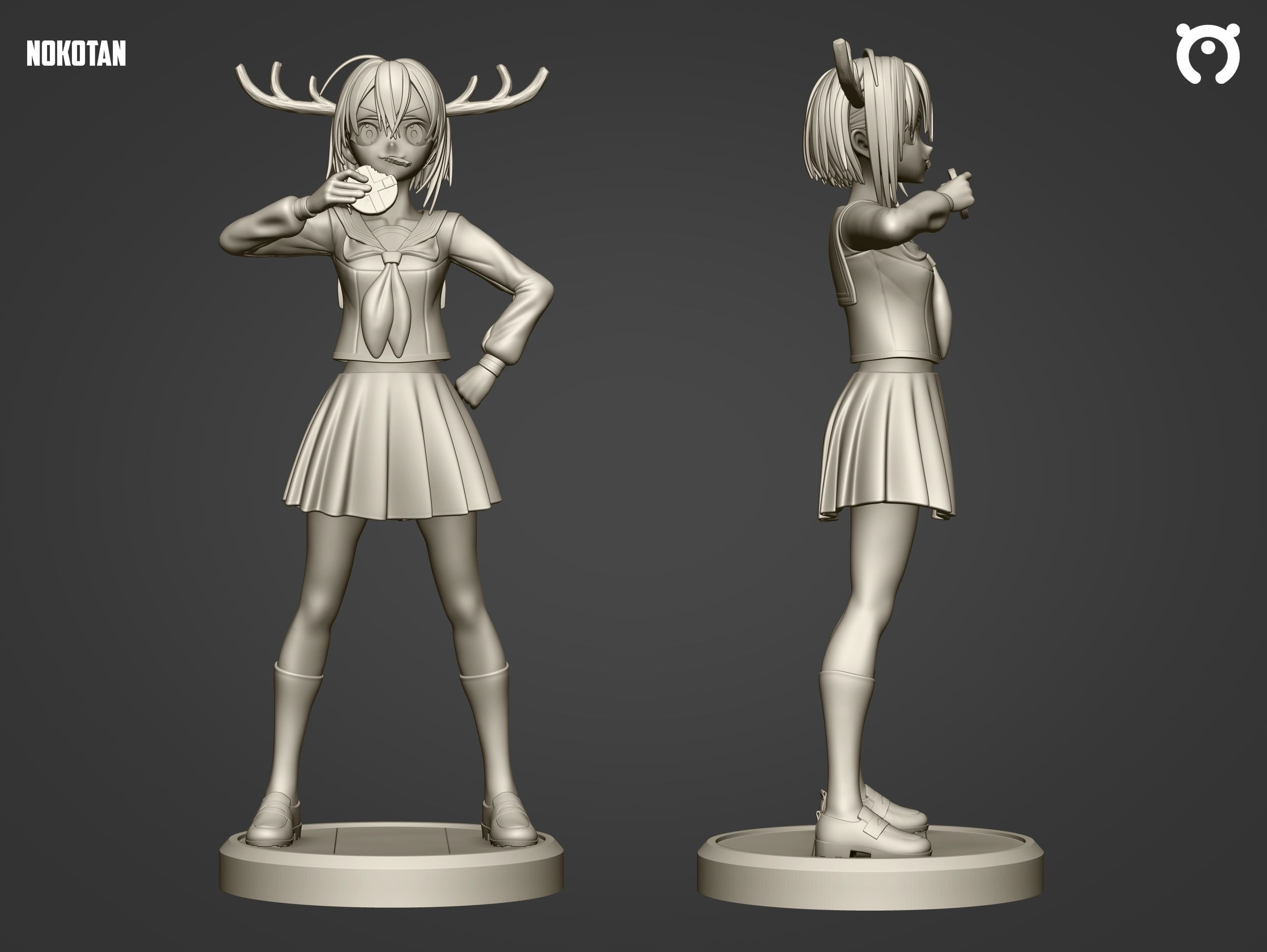 Nokotan - My Deer Friend Nokotan 3D print model_1