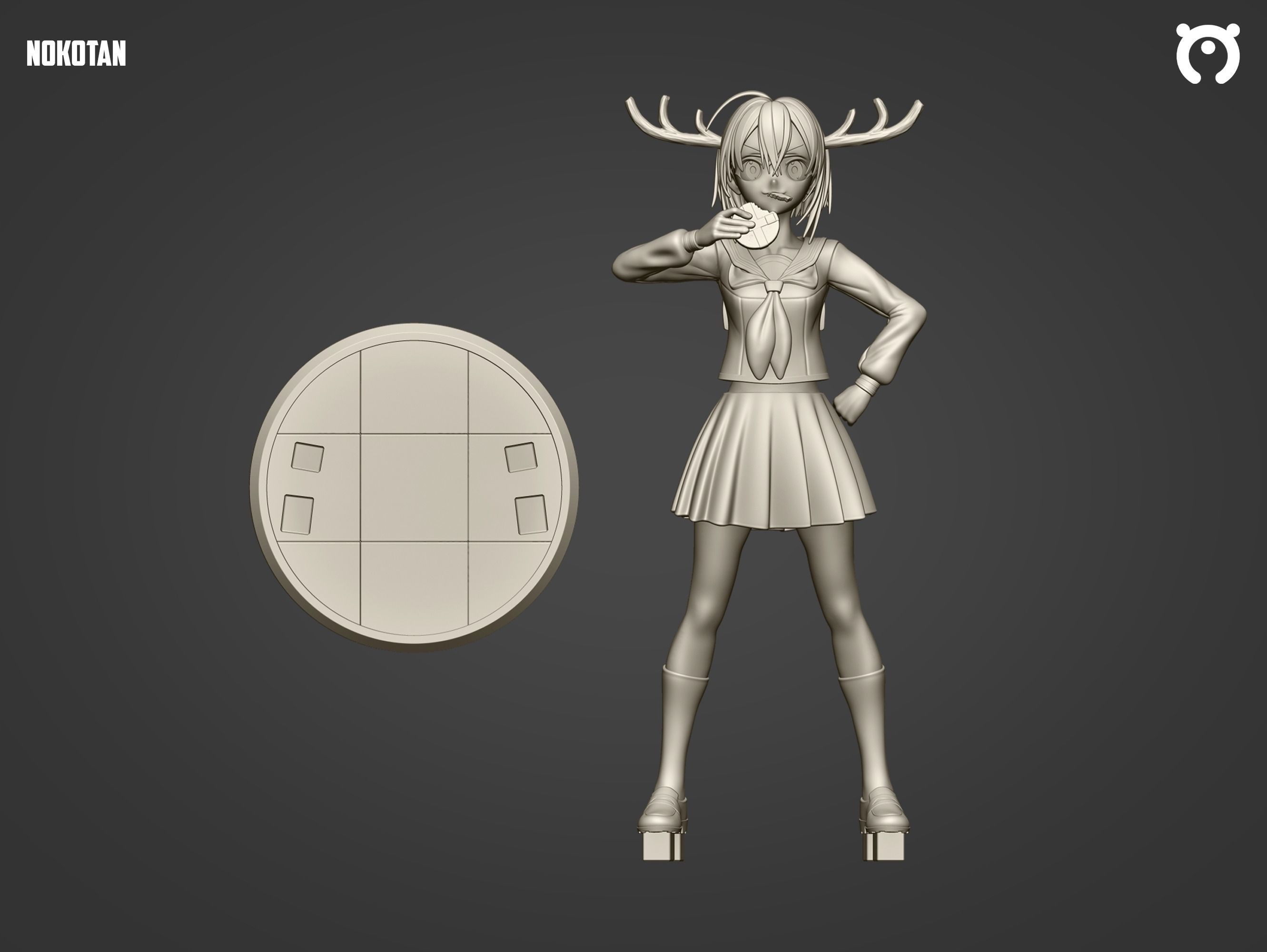 Nokotan - My Deer Friend Nokotan 3D print model_4