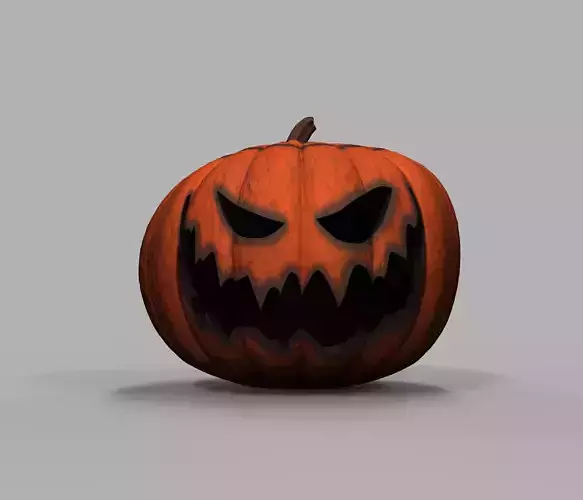 Halloween Horror Pumpkin Carved Creepy Dark