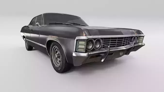 Impala 67  Low-poly 3D model