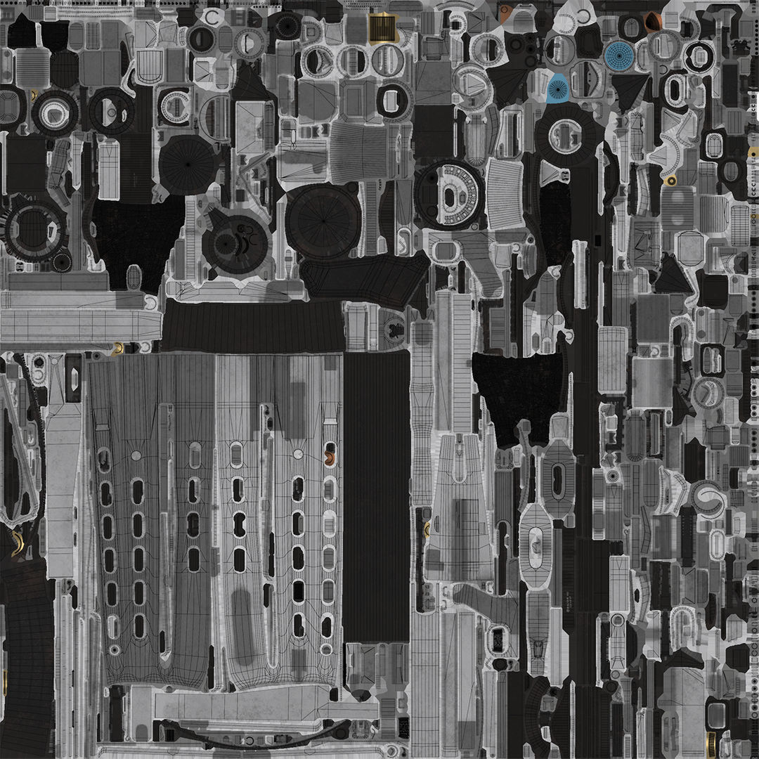 Machine Gun 08 Silver All PBR Unity UE Textures Low-poly 3D model_61