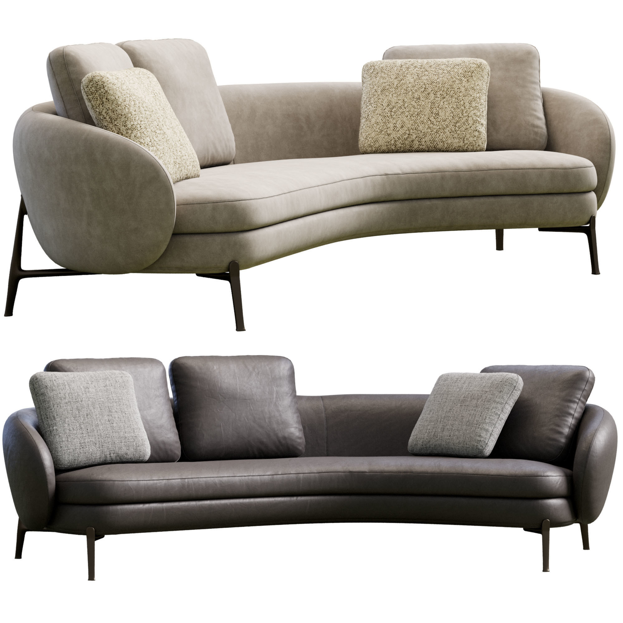 Orbis Sofa By Poliform 3D model_9