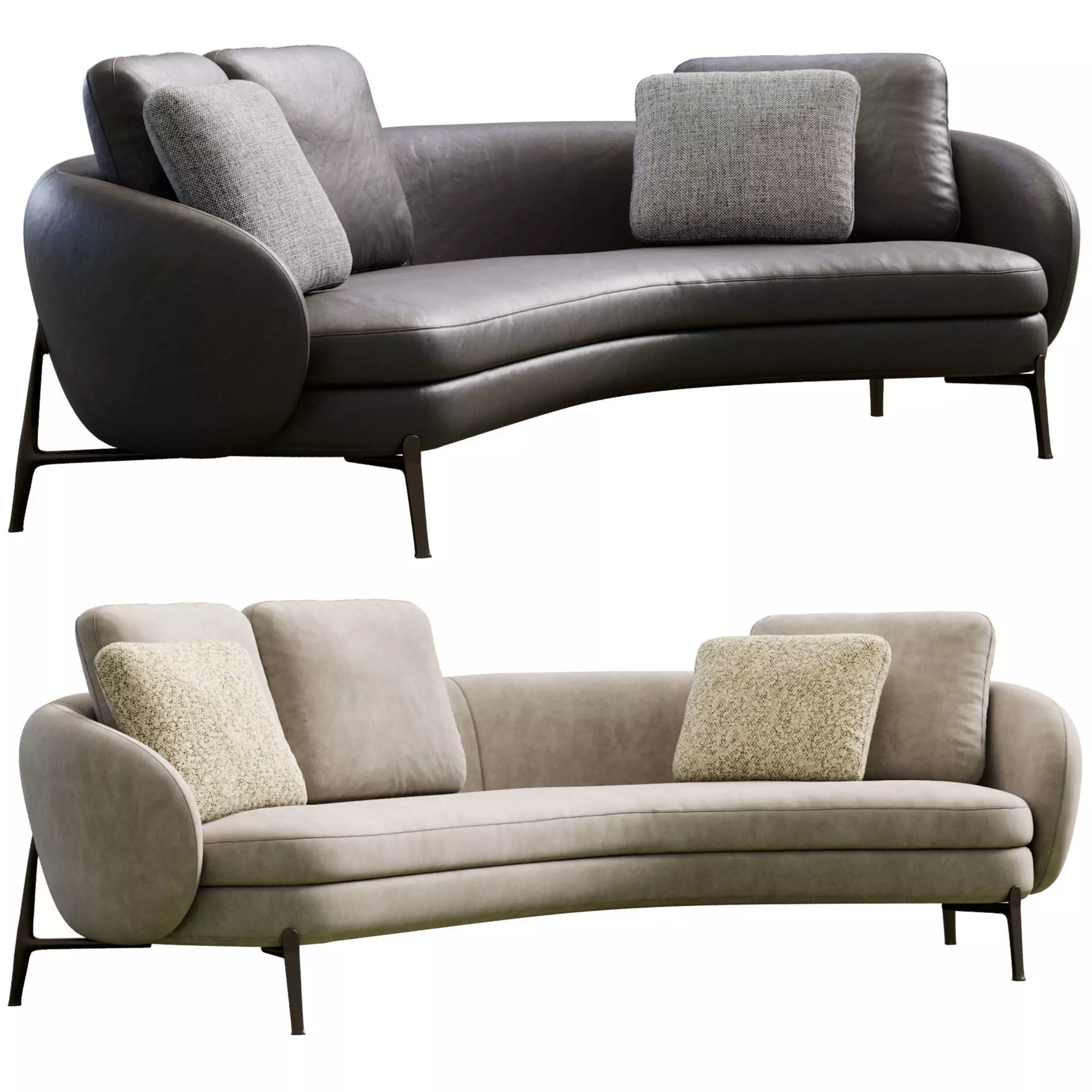 Orbis Sofa By Poliform 3D model_0