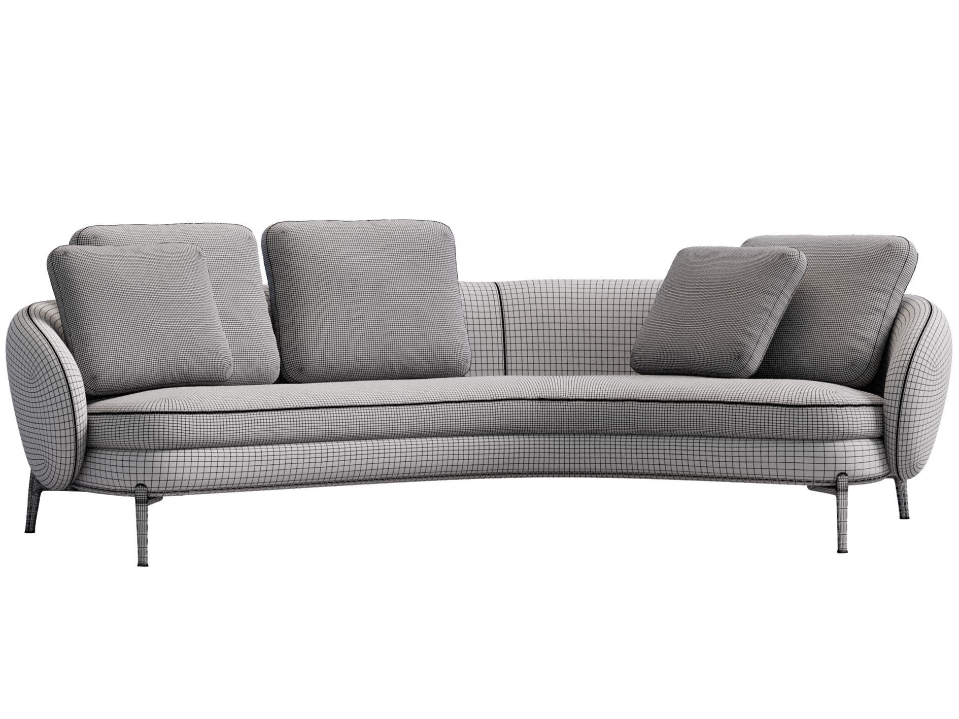 Orbis Sofa By Poliform 3D model_1