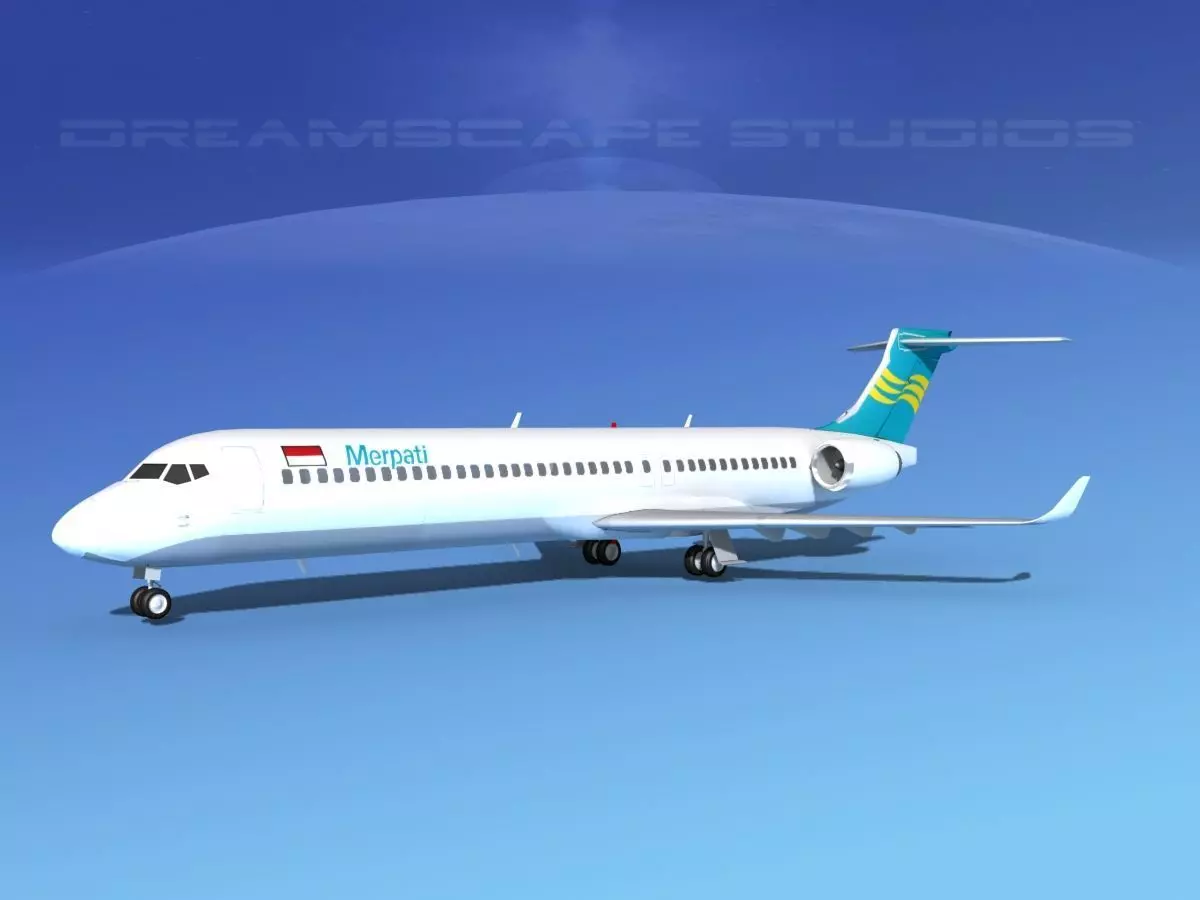 Comac ARJ21-900 Merpati Nusantara  3D model_0