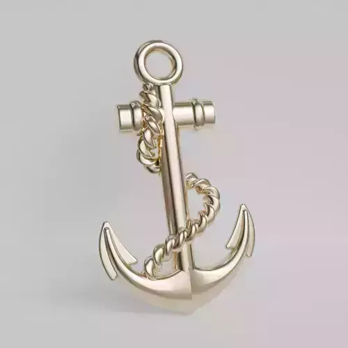 anchor with bow