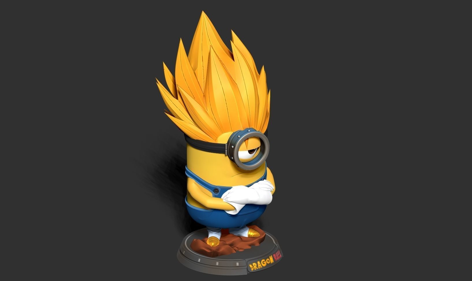 Vegeta Minion 3D print model_20