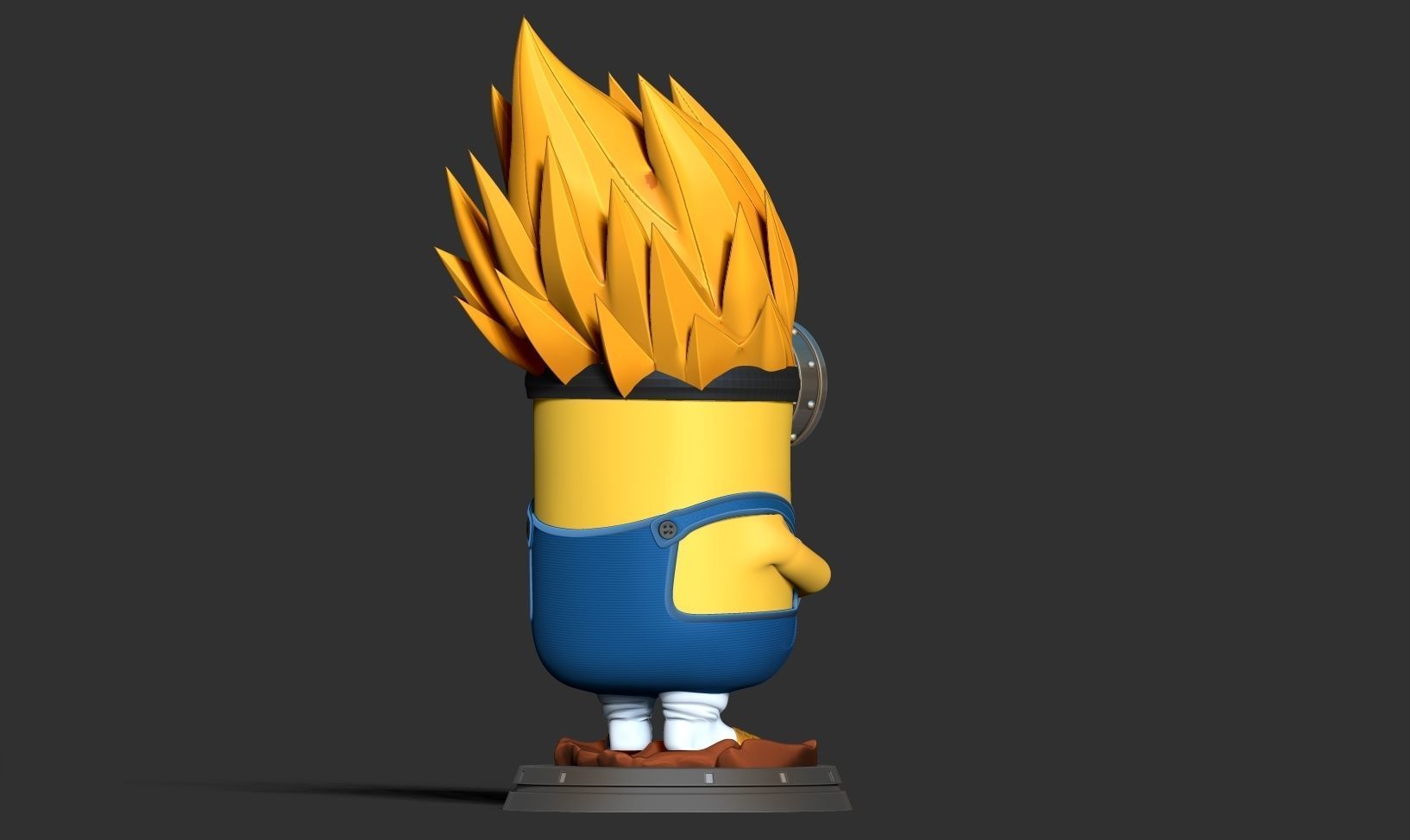 Vegeta Minion 3D print model_5